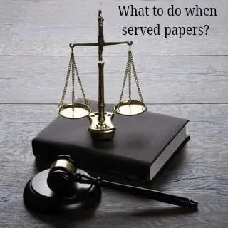 served papers