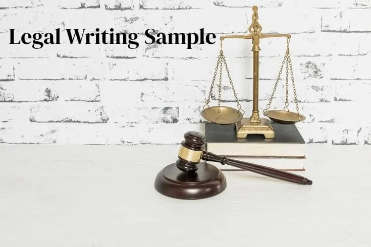 legal writing sample