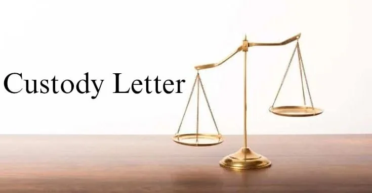 custody letter