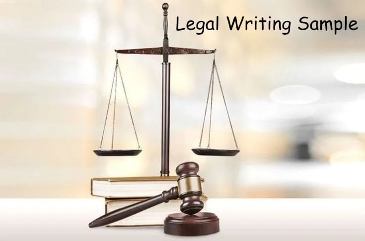 legal writing sample