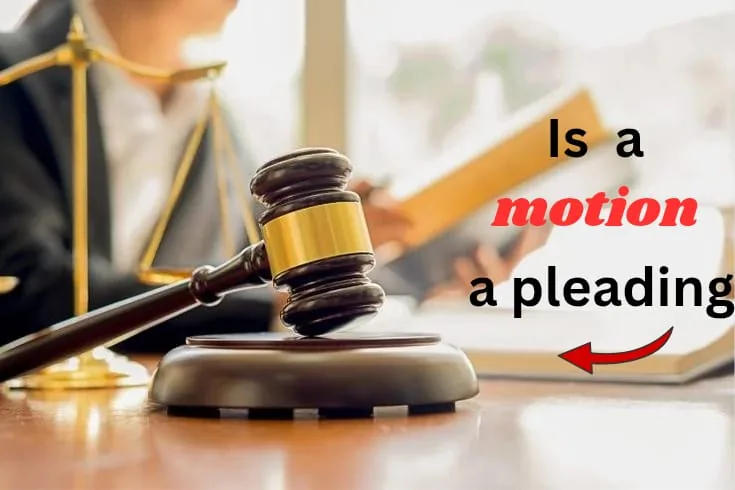 Is a motion a pleading