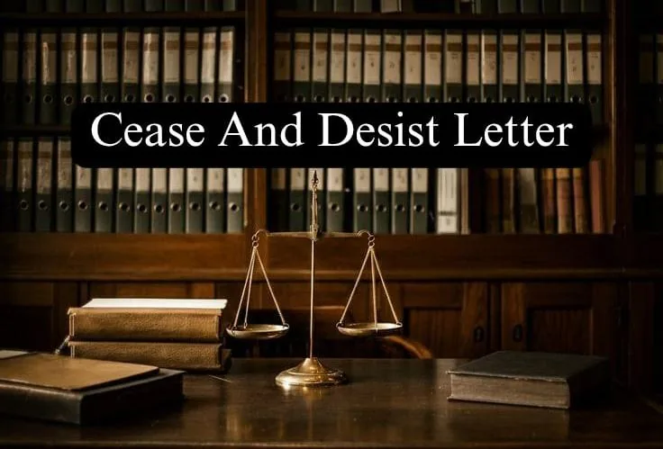 cease and desist letter