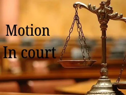 motion in court