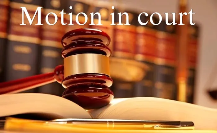 motion in court