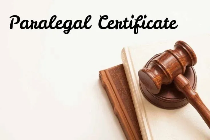 paralegal certificate