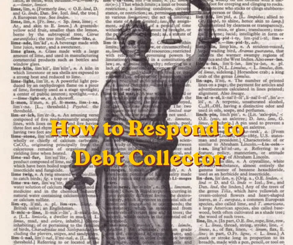 how to respond to debt collector