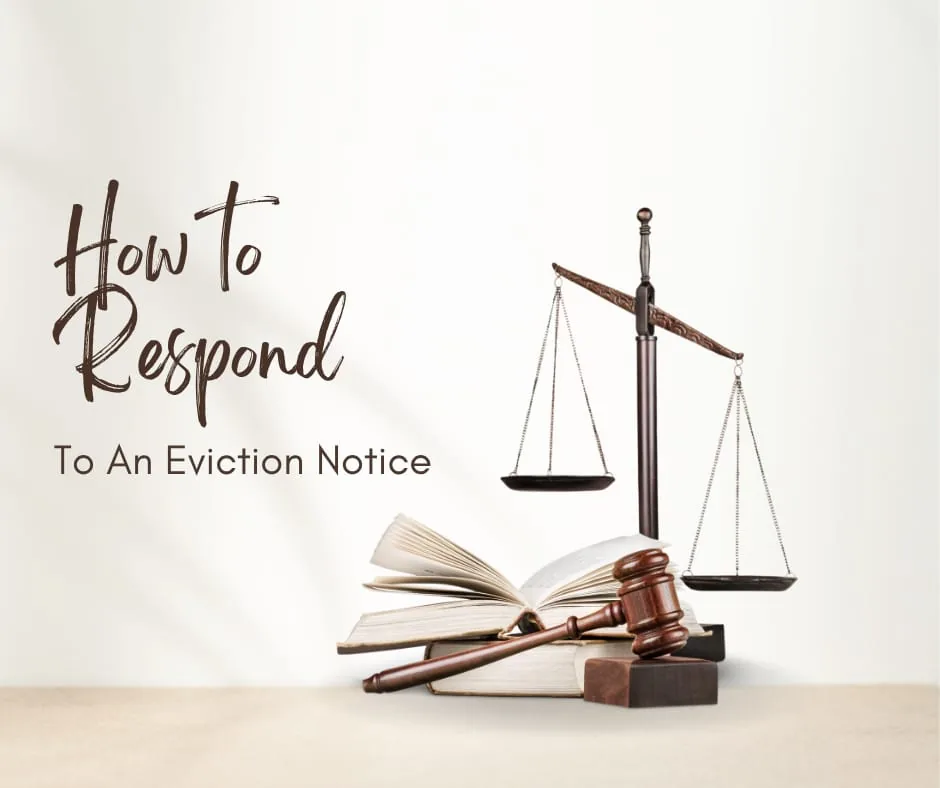 respond to an eviction notice