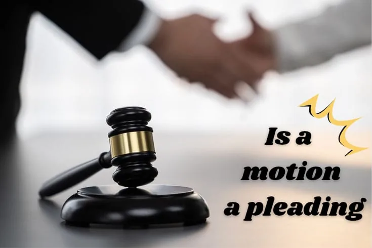 Is a motion a pleading