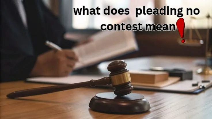 What Does Pleading No Contest Mean?