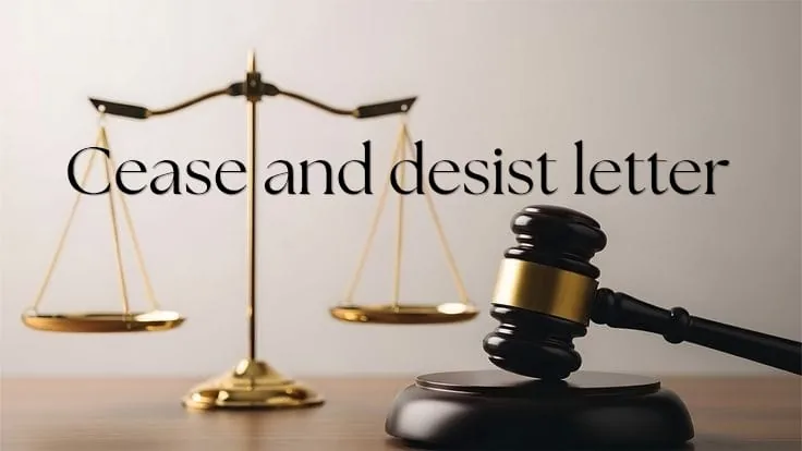 cease and desist letter